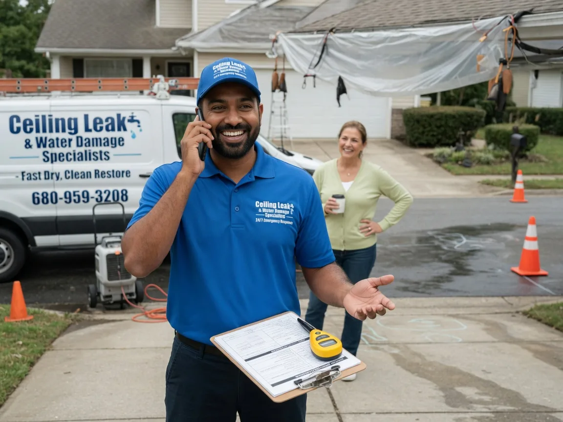 Ceiling Leak Cleanup Winnsboro, LA FAQs